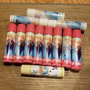 12 × frozen disney lip smacker Olaf Ice-cream fruit punch vanilla snow flavor